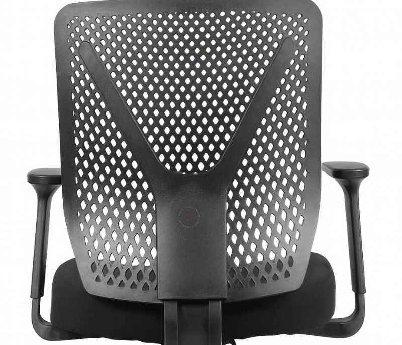 Image 7 for Leo Black Mesh Office Chair Adjustable Height Revolving Study Work from Home Chair Computer Desk Chair