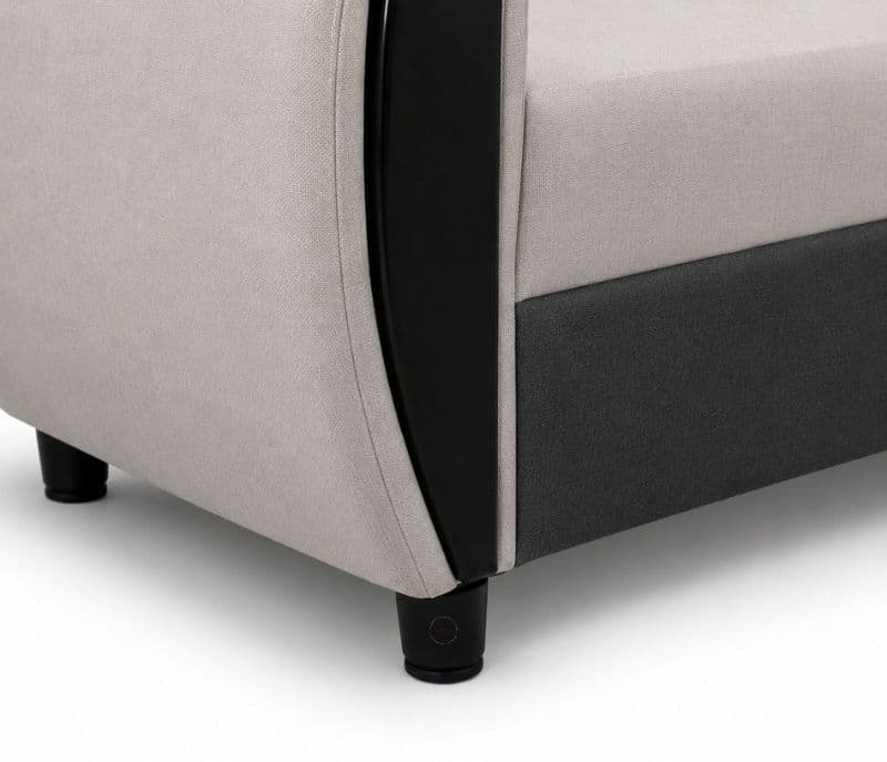 Image 6 for Wolper L-Shape Sofa Solid Neem Wood (ZAM) (OWD)