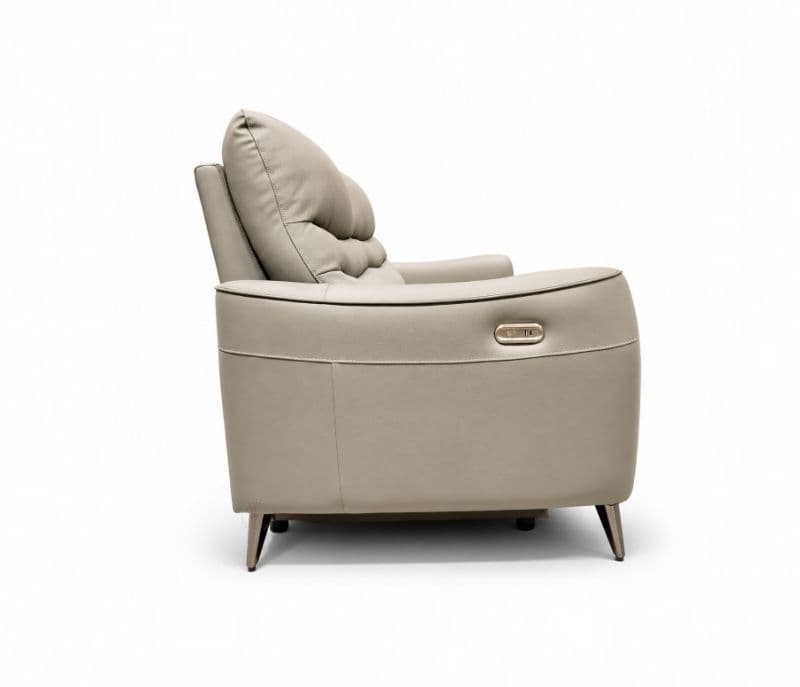 Image 11 for 6655 Electric Recliner 3+2 Leather Half