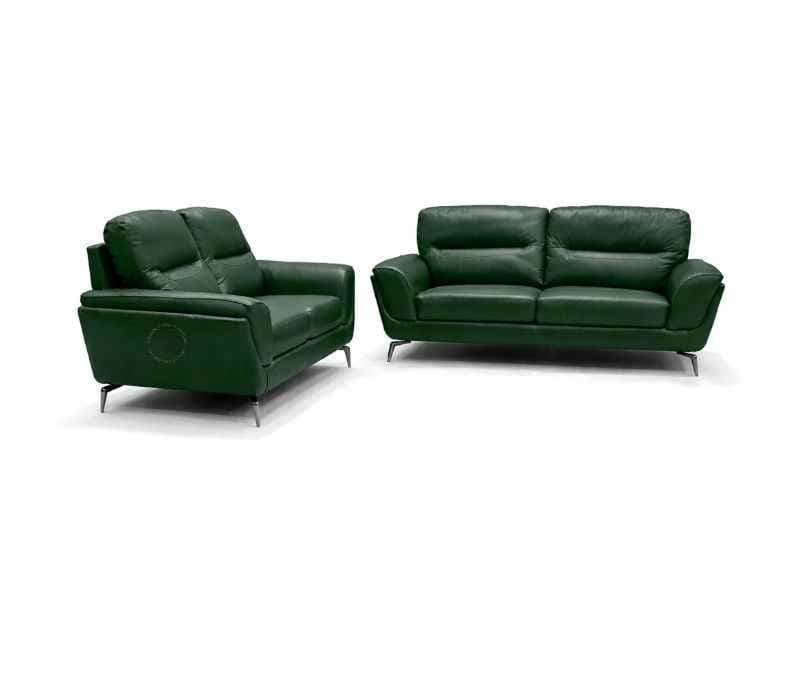 Image 2 for JH 317 Sofa (Green) 3+2 Seater Body Touch Leather (EC)