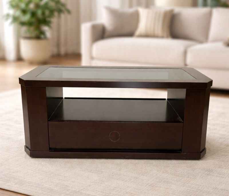 Image 1 for Black Beauty Glass Top High Density Finer Wood (BSK)