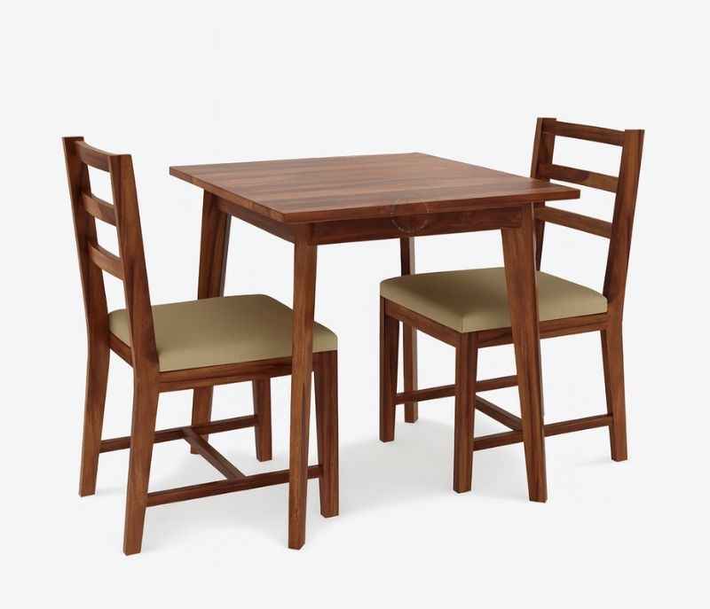 Image 3 for Quinn Sheesham Wood Dining Set 2 Seater (Honey Finish)