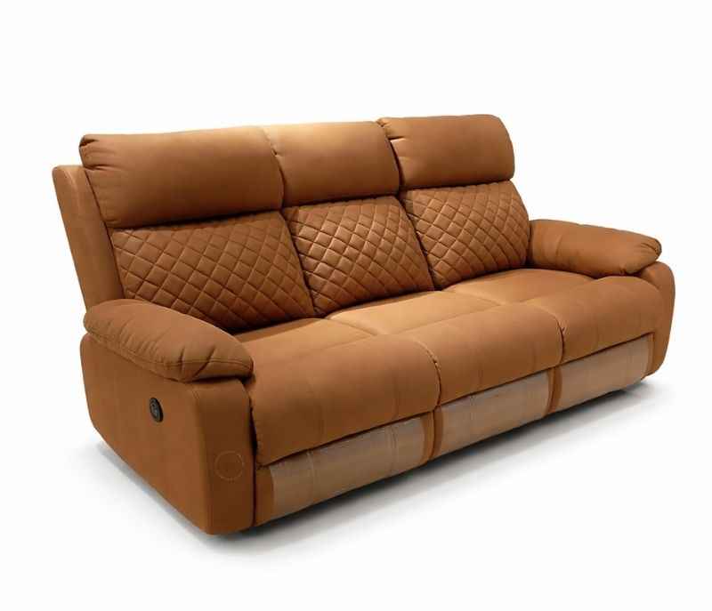 Image 5 for R20 3+2 Recliner Motor With Console (Suede, Brown) (BWD OTD)