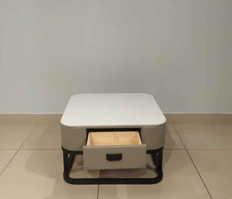 Image 6 for Instaa - 40856-C10-301 Powder Coted Metal Base & Glass With Centerdmarbal Marble Top (BSK)
