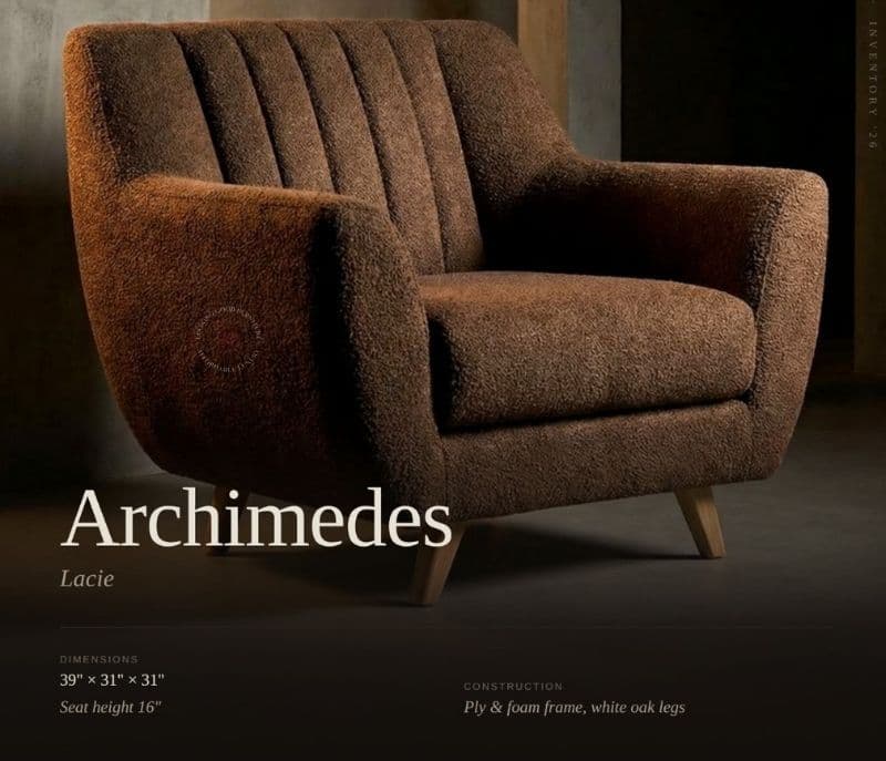 Image 7 for Archimedes Lacie | Accent Chair Buckle Fabric (ARC)