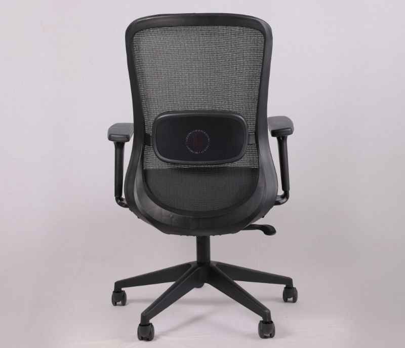 Image 5 for Hawk MB Black Mesh Office Chair Adjustable Height Revolving Study Work from Home Chair Computer Desk Chair Back Lumbar Support Ergonomic Chair Tilting Arm Support