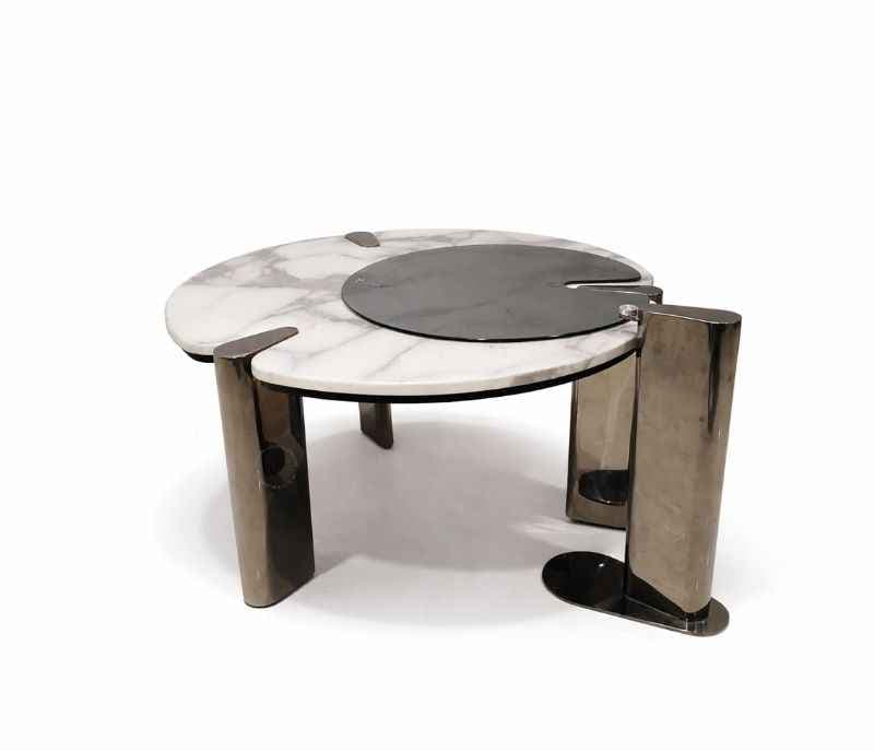 Image 6 for ES 100 Centre+Corner With Marble Top And Metal Base (HYD OTD)