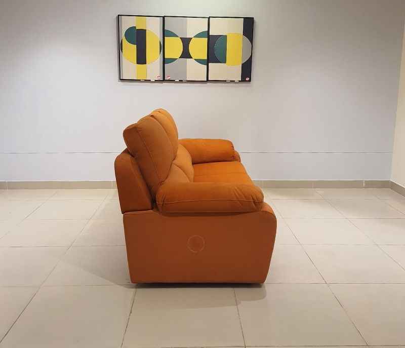 Image 7 for Old Bmw Sofa 3+2 Seater Velvet Suede Fabric (BTM)