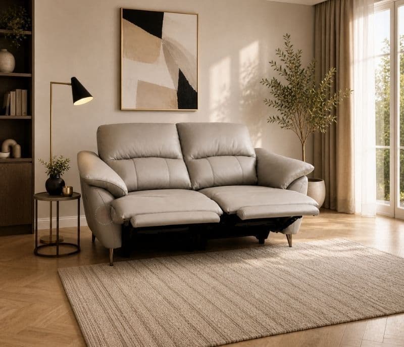 Image 1 for 6659 2 Seater Electric Recliner Body Touch Leather Fabric