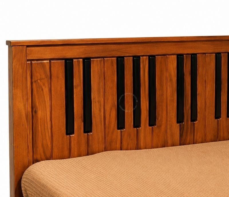 Image 4 for Piano King Size Hydraulic Box strorage Mahogany Wood