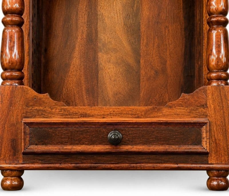 Image 7 for Aaroha Pooja Mandir Solid Sheesham Wood (Honey Finish) (SCV_PKU)