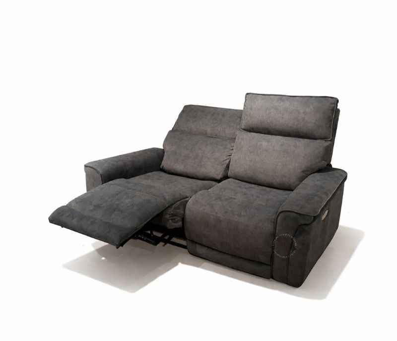 Image 8 for JH R171 2 Recliner+1 Motorized Recliner Suede Fabric (HYD OTD)