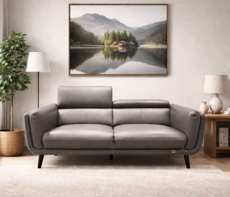 Image 1 for EM-0730 Sofa 2 Seater Body Touch Leather (CP OTD)