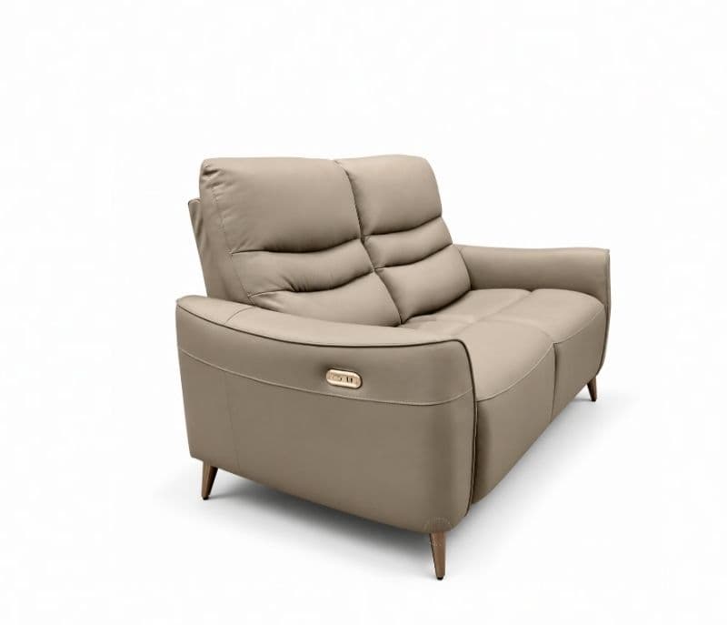 Image 13 for 6655 Electric Recliner 3+2 Leather Half