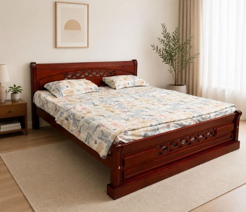 Image 1 for Royal Cot King Size Without Storage Rubber Wood (BWD)