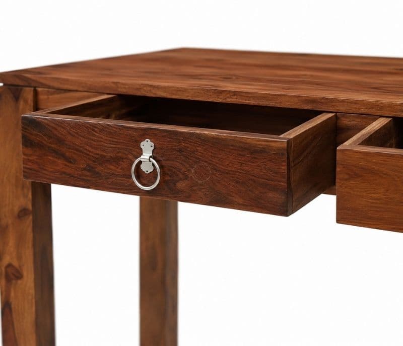 Image 7 for Deskora Study Table Solid Sheesham Wood (Honey Finish) (SCV_PKU)