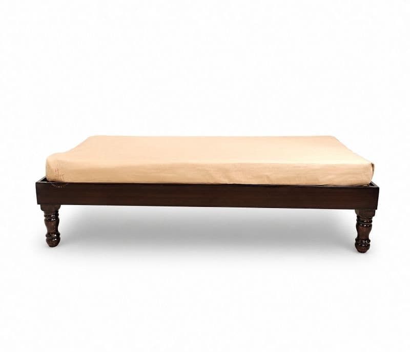 Image 9 for Turning Diwan 3feetx6½ Feet Without Storage Assam TeakWood With Play Wood (BSK)(BWD)(HYD)