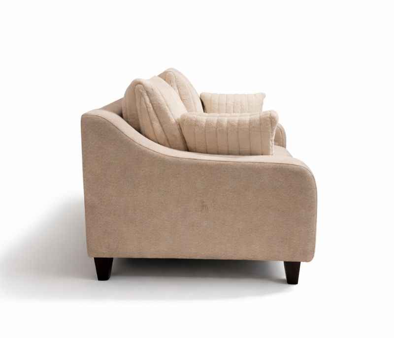 Image 12 for Teddy Sofa 3+2 Sofa Velvet Suede Fabric (KORA)(BWD)(WF)(BS-EC)