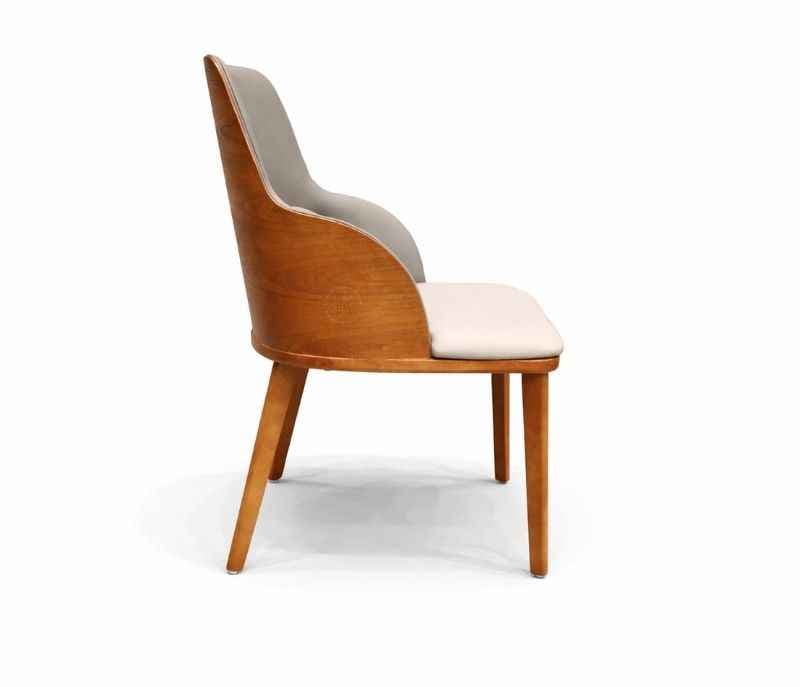 Image 4 for 2110 Oak Wood Dining Chair with Premium Leatherette Upholstery