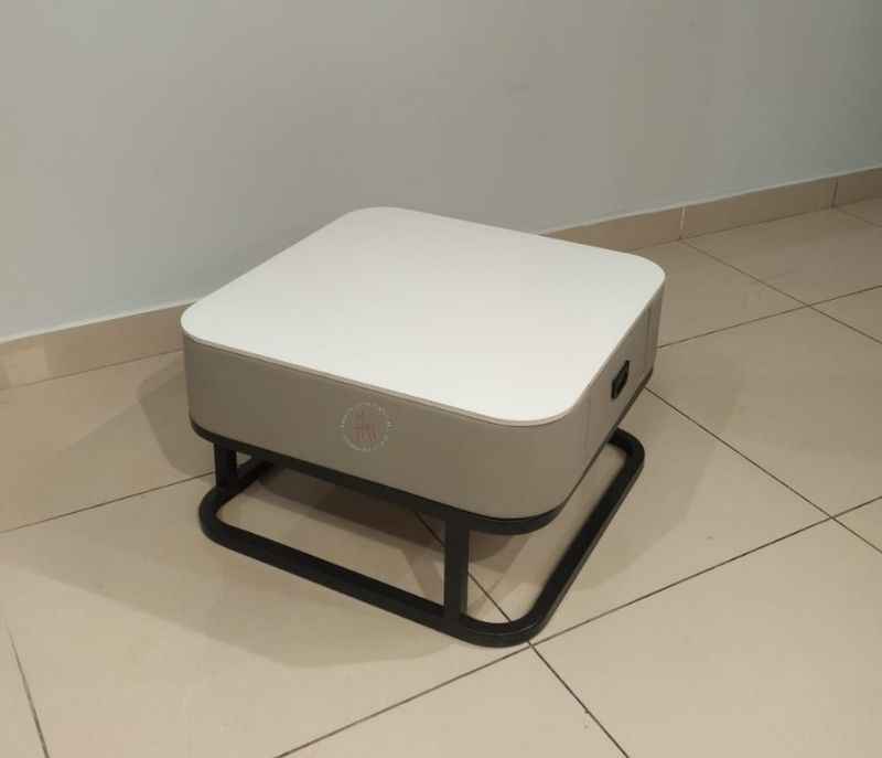 Image 9 for Instaa - 40856-C10-301 Powder Coted Metal Base & Glass With Centerdmarbal Marble Top (BSK)