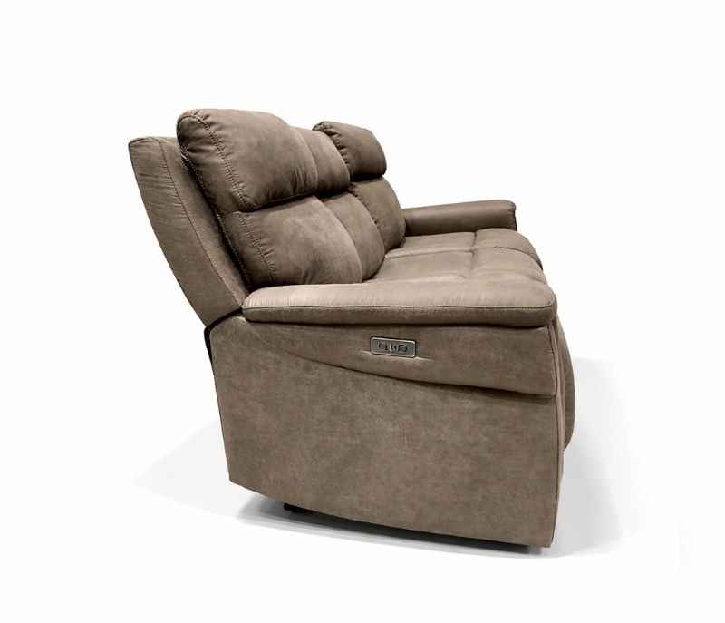 Image 8 for 70693 Single Motor 3+2 Power Recliner + 1 Seater Manual With Rocking Micro Suede Fabric