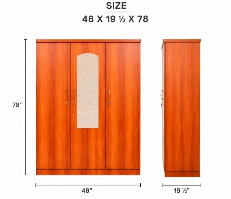 Image 9 for 3 Door Wardrobe (OWD)