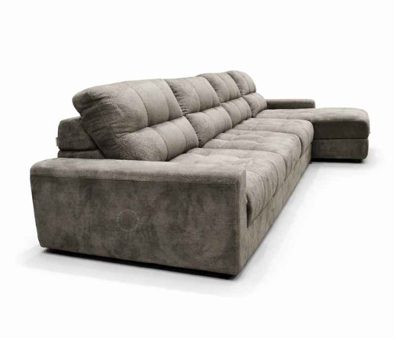 Image 8 for 80552 Electric Slider 3+ Lounger Velvet Suede Fabric (BS-CP)