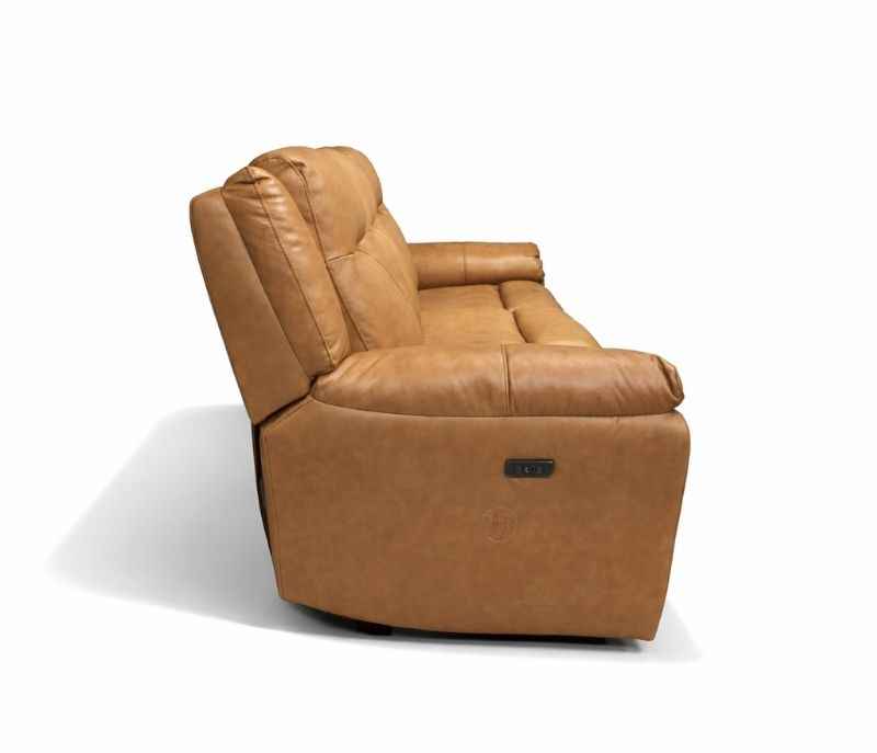 Image 15 for U70732 Manva 3 + 2 + 1 Power Recliner Body Touch Leather (BS - BSK)(HYD)(BWD)(BS-EC)