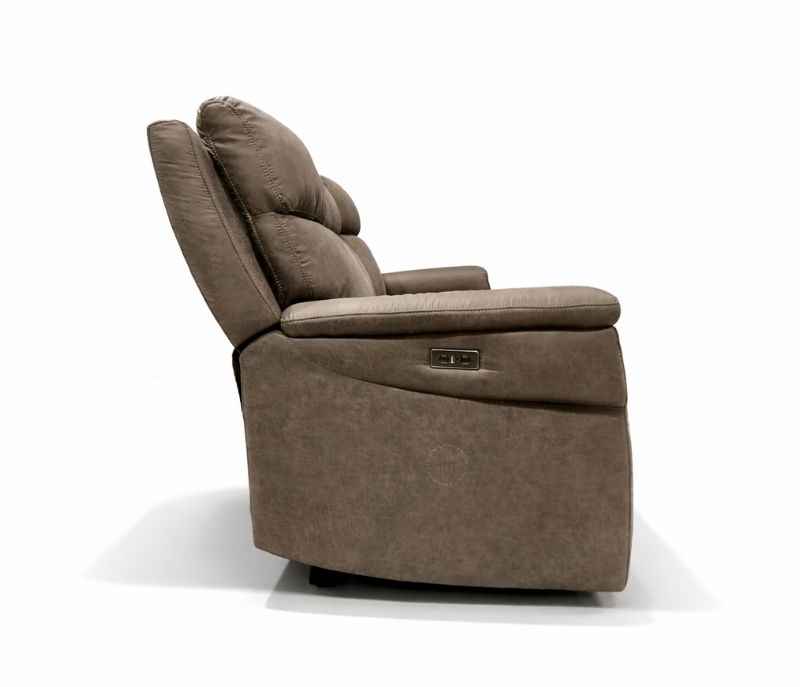 Image 14 for 70693 Single Motor 3+2 Power Recliner + 1 Seater Manual With Rocking Micro Suede Fabric