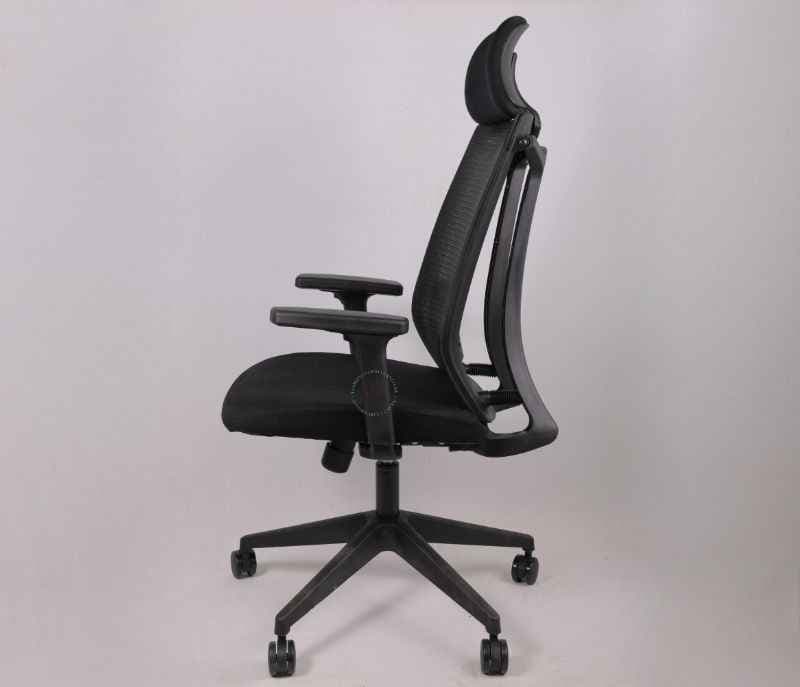 Image 7 for Twister HB Black Ergonomic High-Back Mesh Office Chair Adjustable Height Revolving Study Work from Home Chair (WFH)/Computer Desk Chair Back Lumbar Support Ergonomic Chair Tilting Arm Support