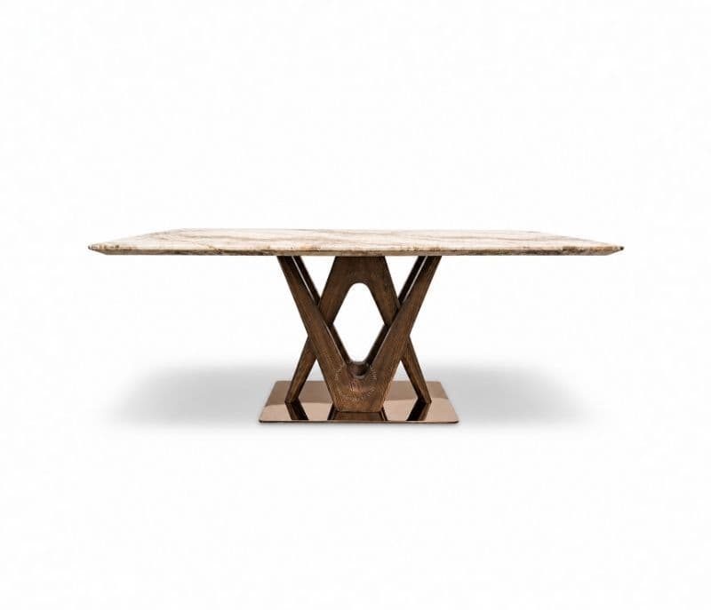 Image 14 for DT 2482/126 Marble Top Metal Base 1+6 Seater