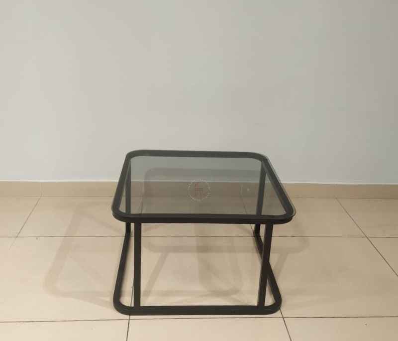 Image 10 for Instaa - 40856-C10-301 Powder Coted Metal Base & Glass With Centerdmarbal Marble Top (BSK)