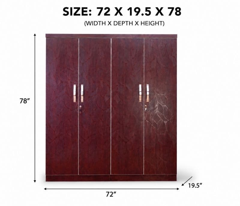Image 9 for 4 Door Wardrobe (OWD)