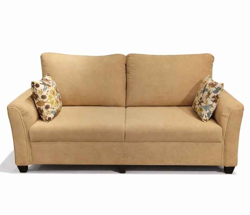 Image 5 for Aldo Royale Sofa 3+2 Seater Velvet Suede Fabric (Irish Cream) (WF)(EC)(BWD)