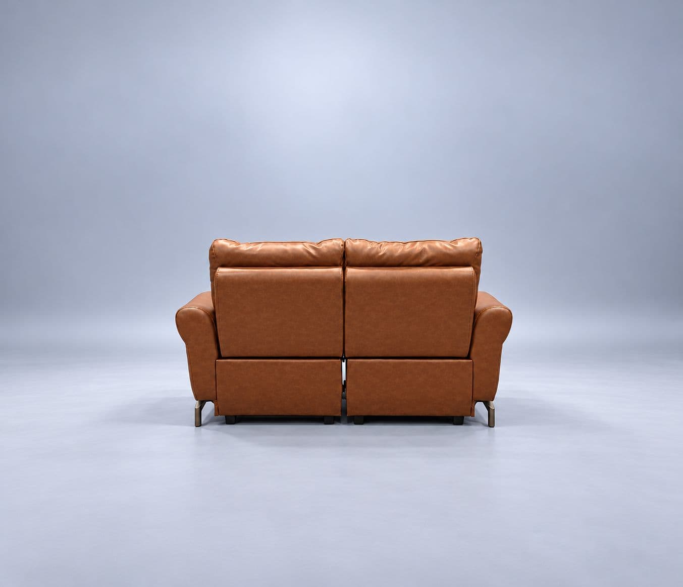Image 8 for 3935-3S-E-B1125-65 Sofa Set Electrical Recliner 3 Seater Imported Brown Half Leather (WH)(CP)