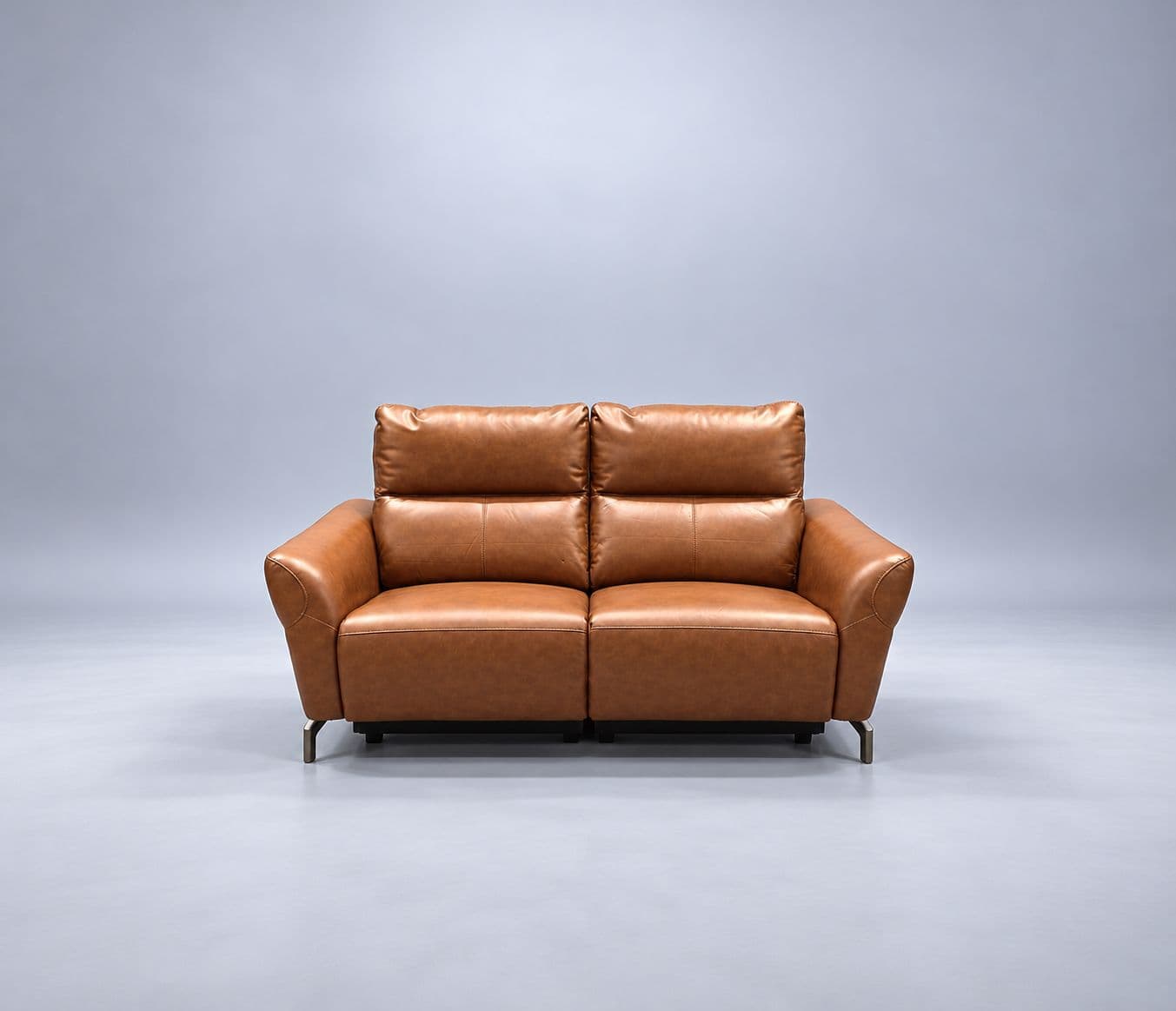 Image 5 for 3935-3S-E-B1125-65 Sofa Set Electrical Recliner 3 Seater Imported Brown Half Leather (WH)(CP)