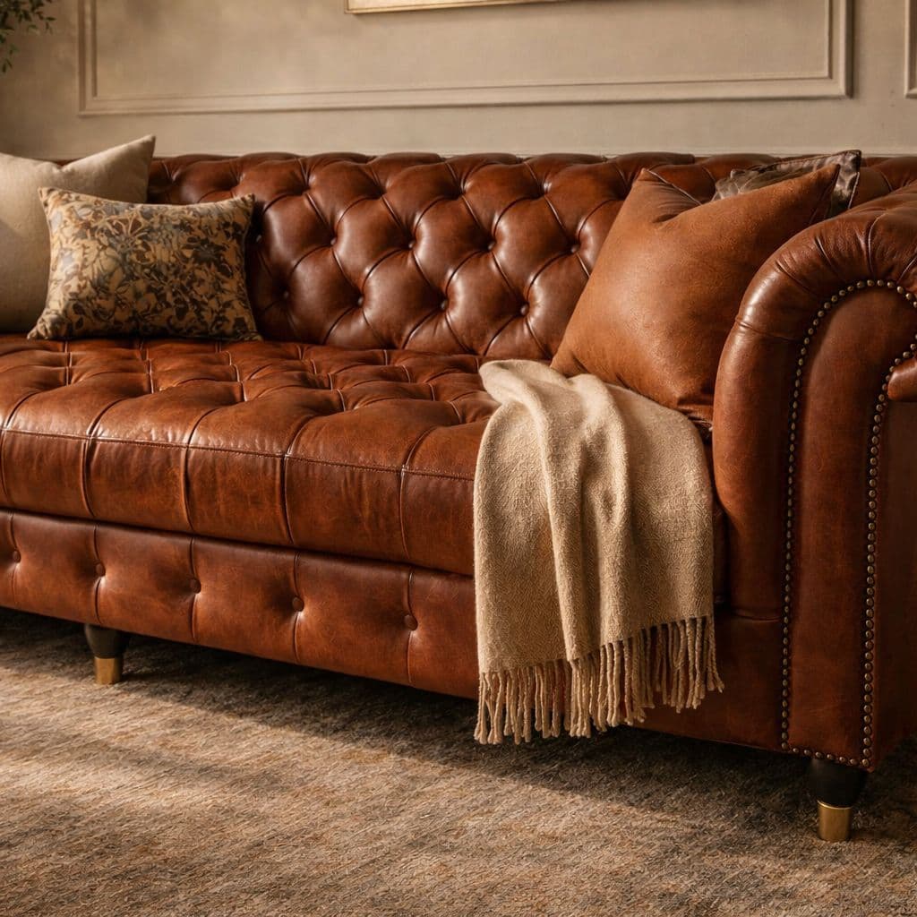 Image 4 for Chester Sofa 4 Seater Pure Leather (WH OTD)