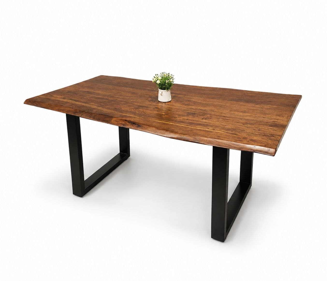 Image 15 for Live edge 1+4+Bench Solid Acacia Wood (BTM)