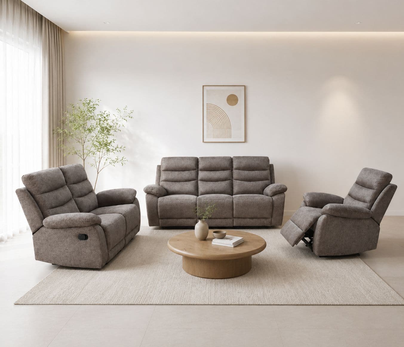 1414 Sofa Set 3+2+1 Seater (EC)