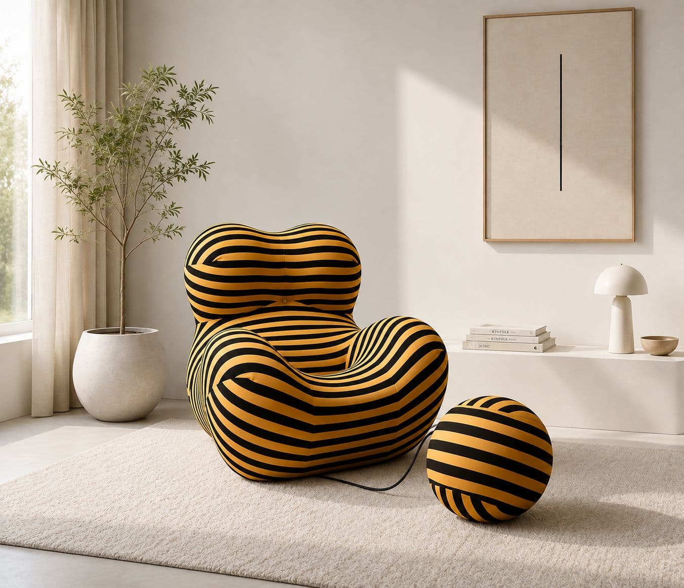 Image 1 for Relax Chair - B&B Fabric With Memory Foam (CP OTD)