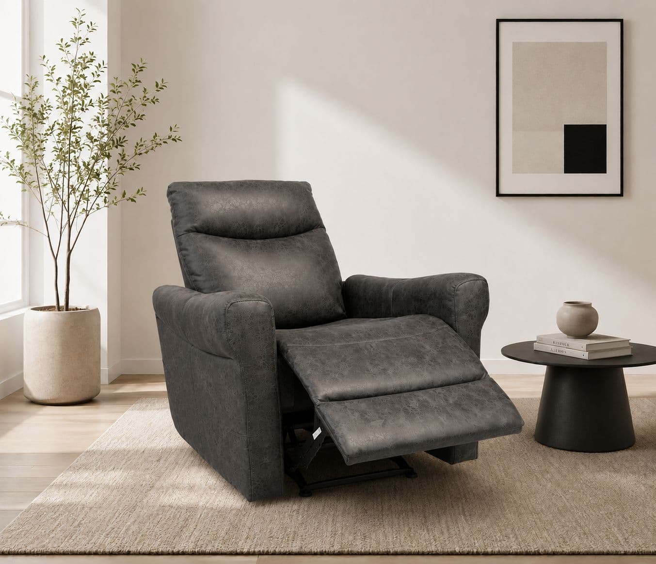 Image 1 for Lift chair K70876 Sofa Suede Fabric (KORA OTD)