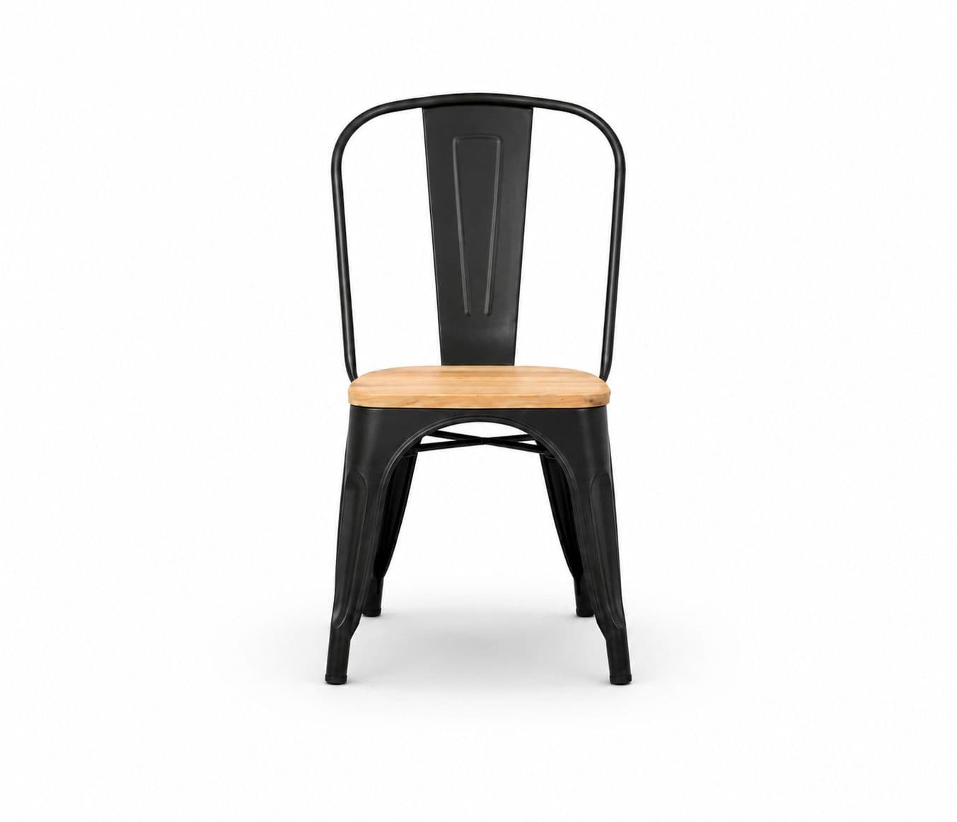 Image 2 for Metal With Wood Cafe Chair (PM)