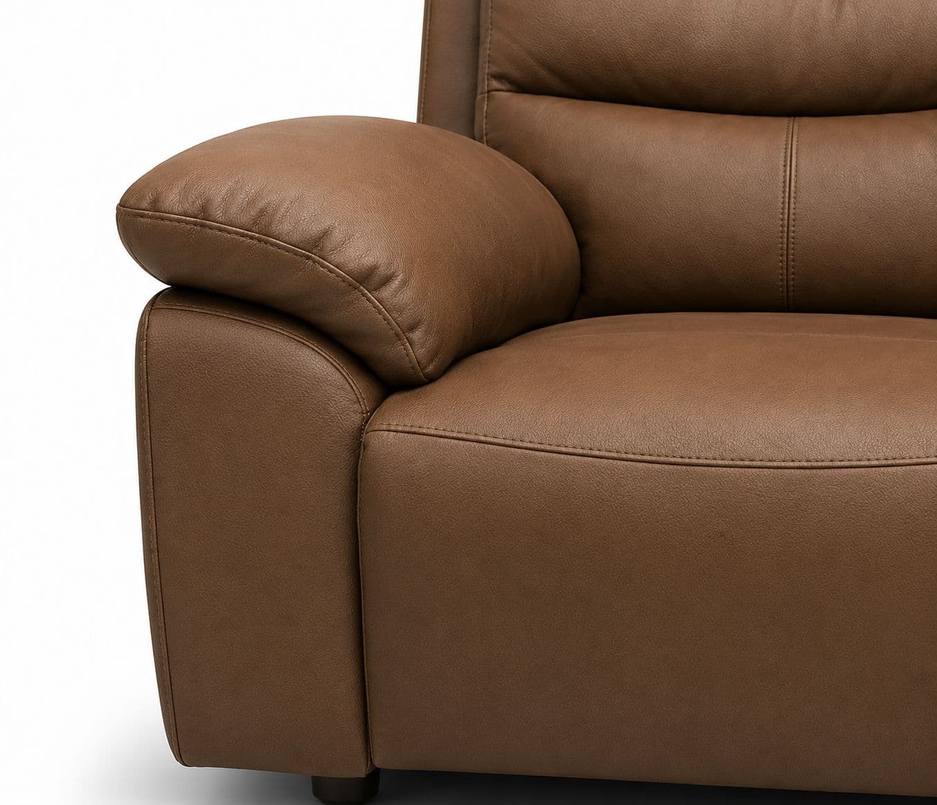 Image 6 for 1414 3+2+1 Sofa Set Manual Recliner Body Touch Leather (BTM)(HYD)