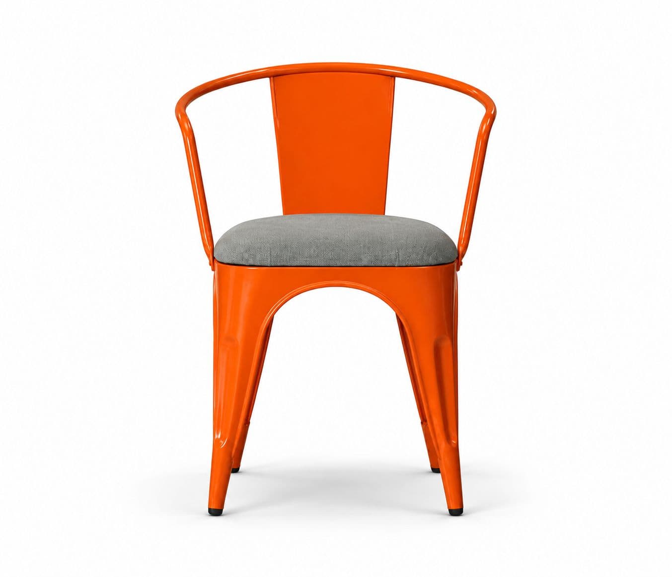 Image 2 for Metal Chair With Handle With Cushion Cafe Chair (PM)