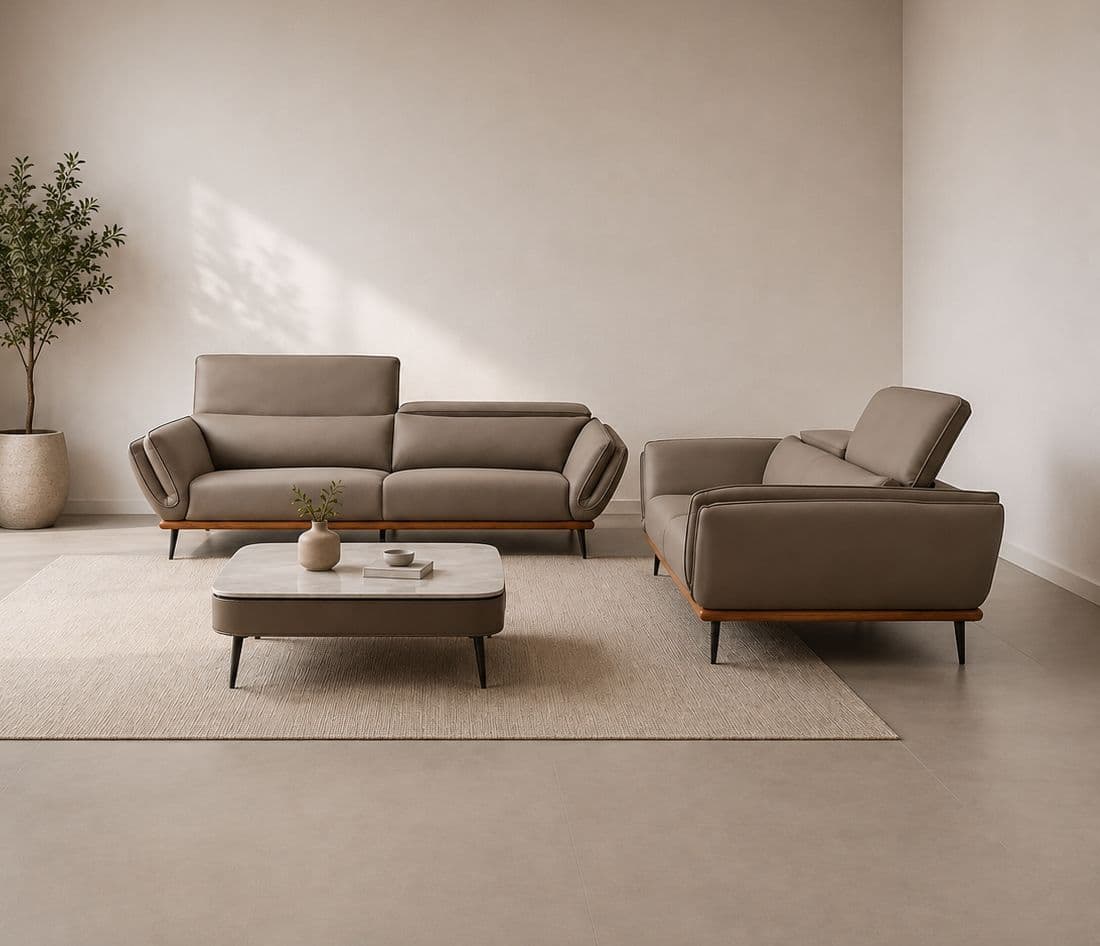 Pearl Sofa 3+2 Seater Leatherette (BTM OTD)