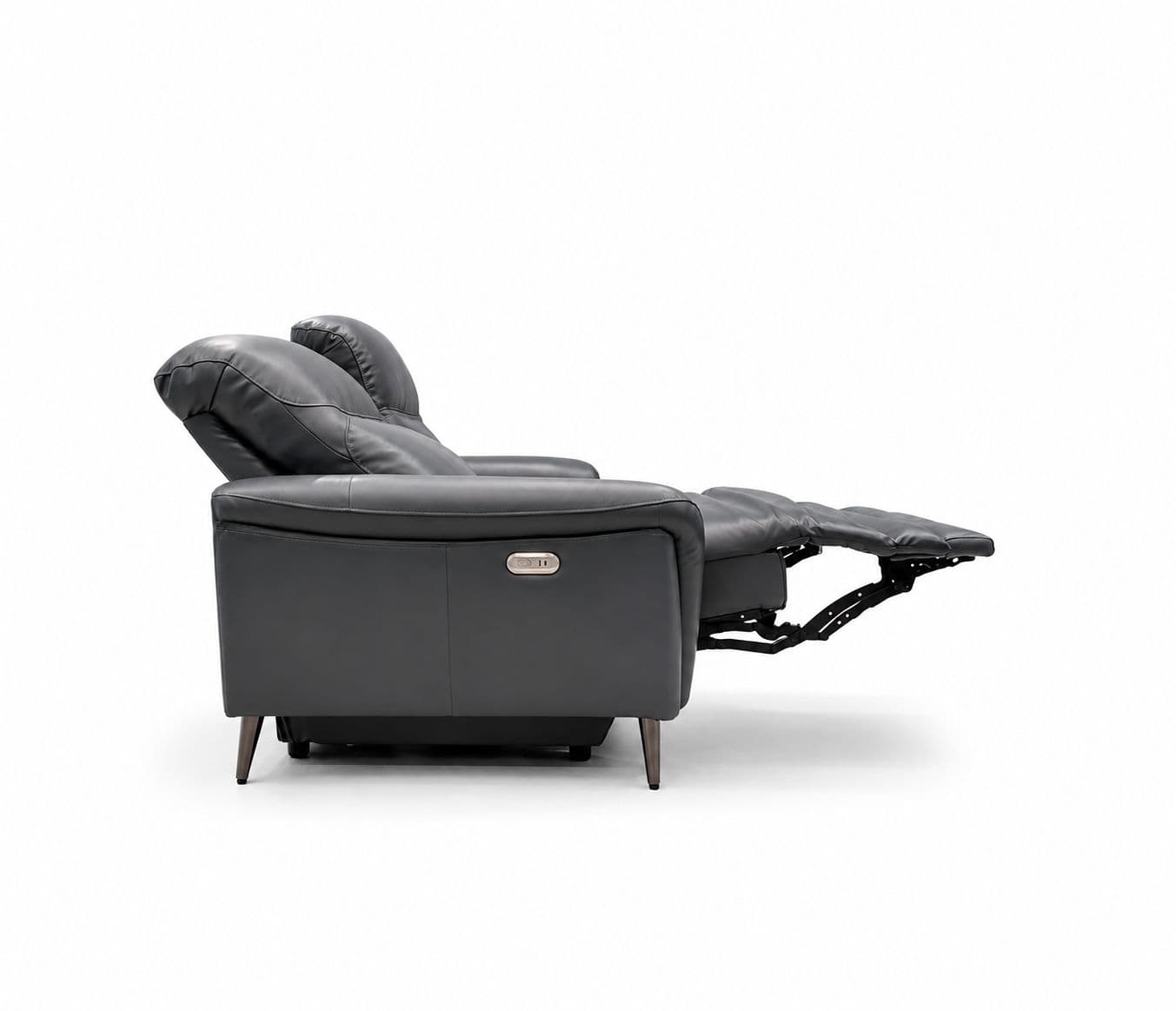 Image 9 for 6664 Electric Recliner Leather Half 3+2 (CP)