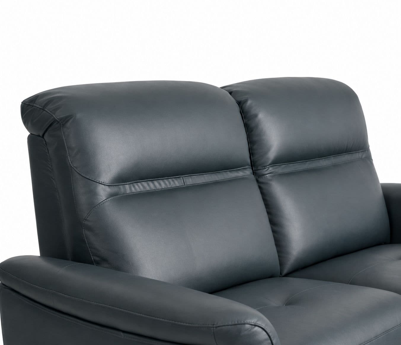 Image 4 for 6664 2 Seater Sofa Electric Recliner Half Leather (WH)
