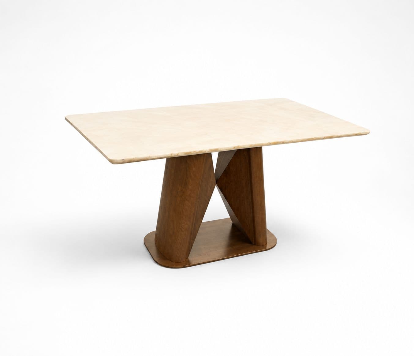 Image 11 for Dining Set 1+6 Seater Onyex Marble Top 1.7 + With Ash Wood Base 1096+DC2503 (HYD)
