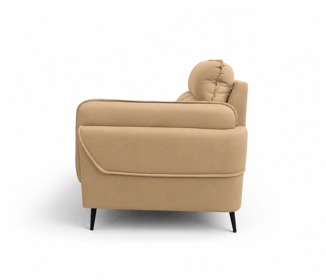 Image 11 for Austin Sofa 2+ Lounger Suede Fabric (WF)