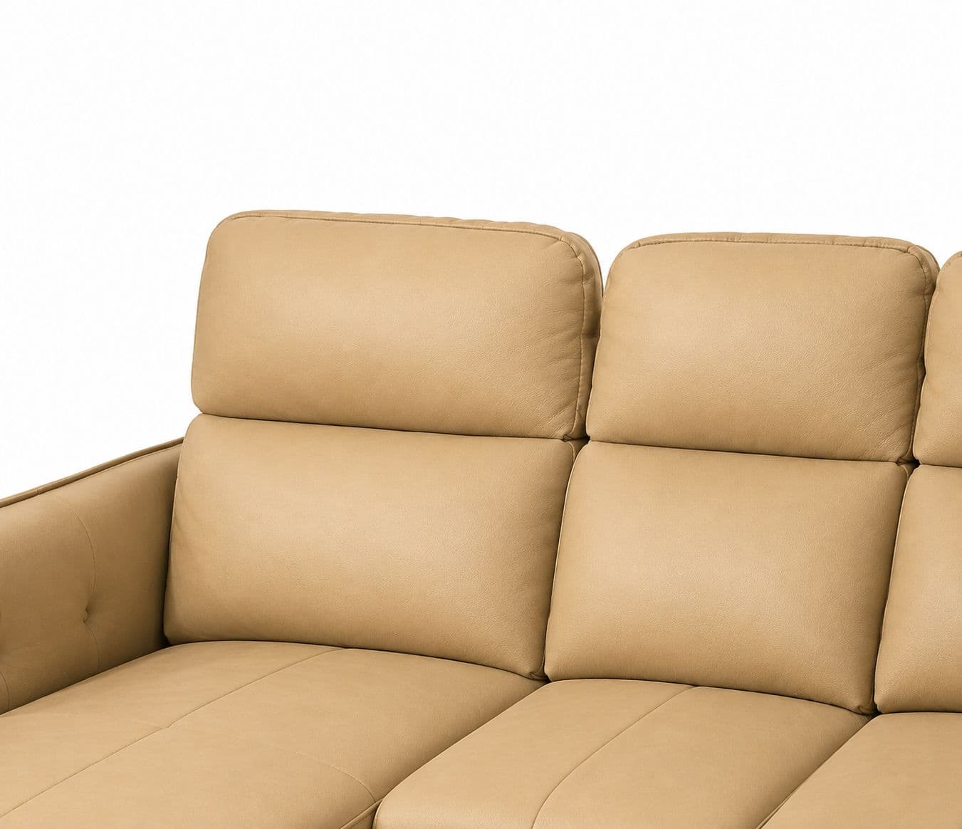 Image 4 for Austin Sofa 2+ Lounger Suede Fabric (WF)